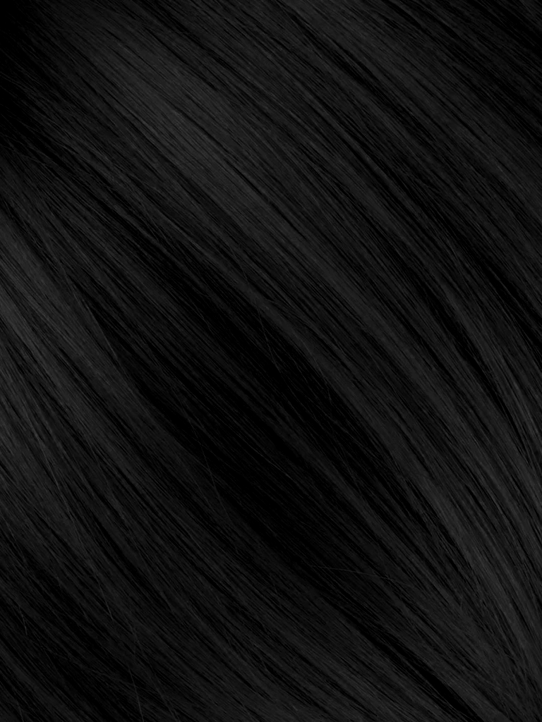 Mini Weft Professional Hair Extensions Length" 16 Jet Set Black N#1